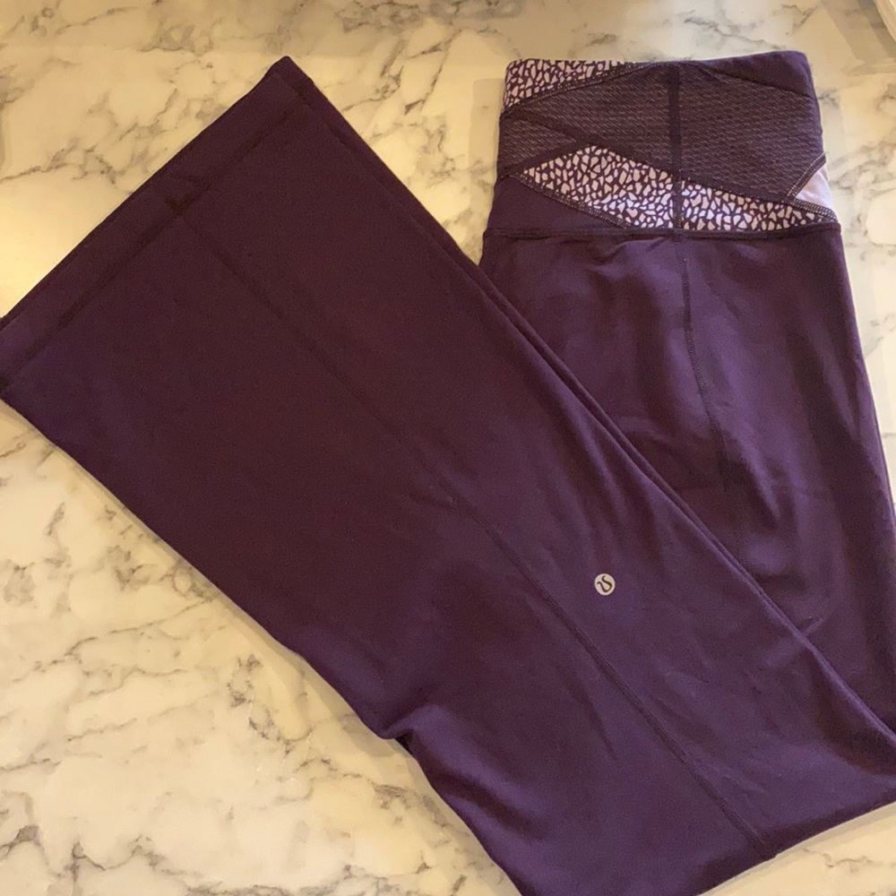 Lululemon Groove wide leg pants SZ 12